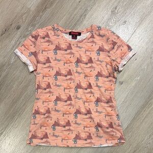 Rock & Roll Denim Women's western scene Graphic Tee